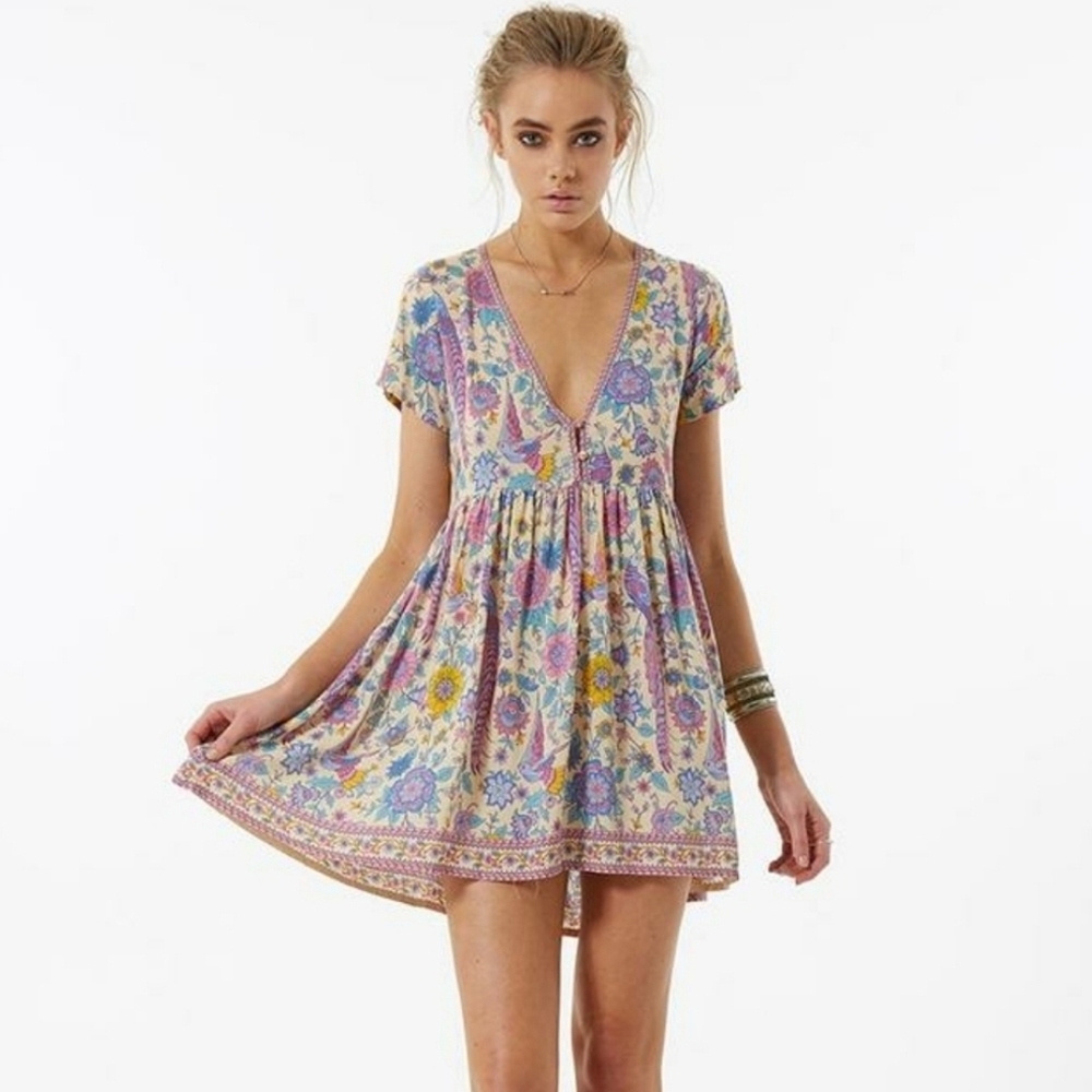 SPELL Lovebird Mini Dress